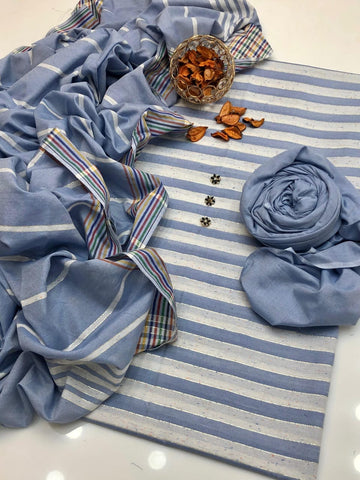 Original Multani Pure Khaadi Lawn 3Pc Suit
