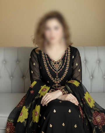 Organza Hand Embroidered 2Pc Dress
