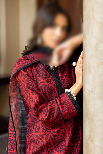 Printed Lawn 3Pc Dress