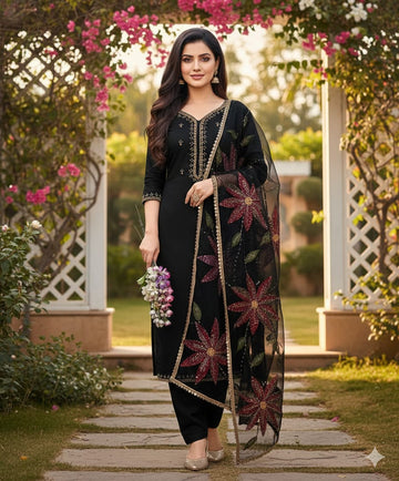 HandWork Organza 2Pc Dress