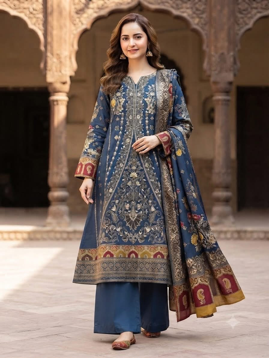 New winter collection 
Pure pashmina whool jacquard