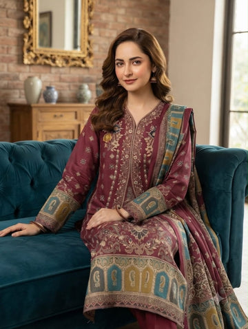 New winter collection 
Pure pashmina whool jacquard