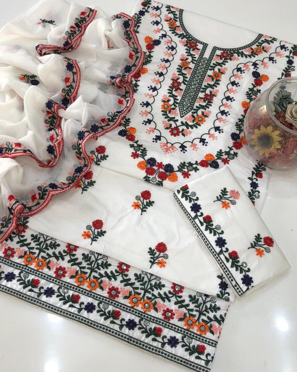 3Pc UnStitched Dress 👗