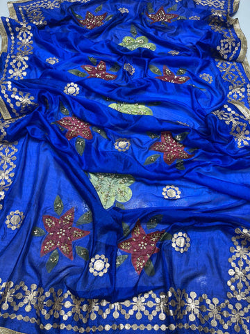 Hand Brush Paint Fancy Dupatta