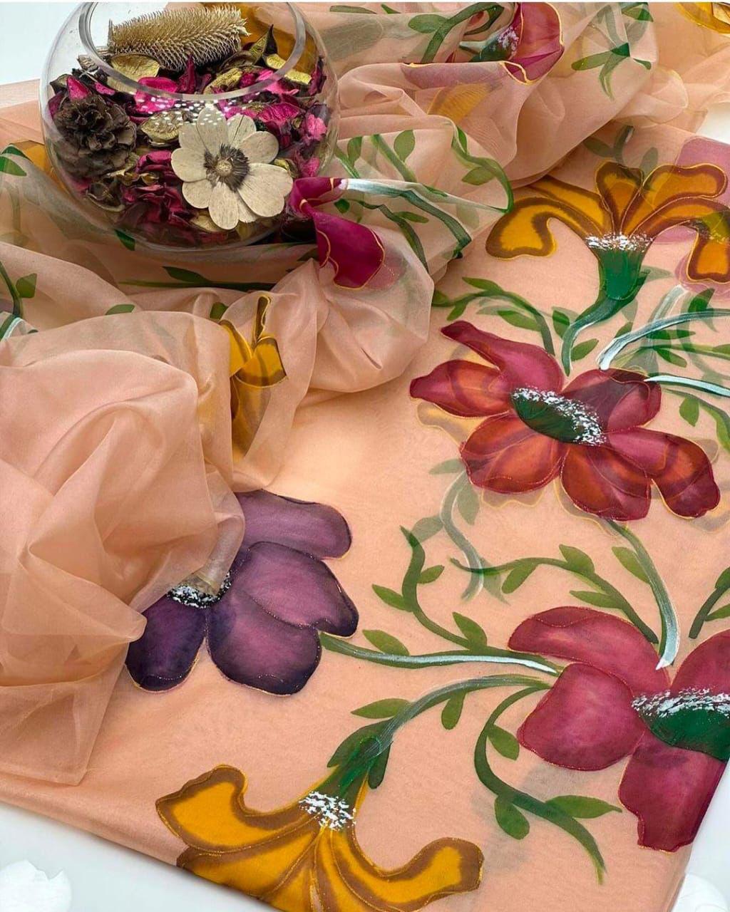 HandMade Oil Paint 2Pc Dress