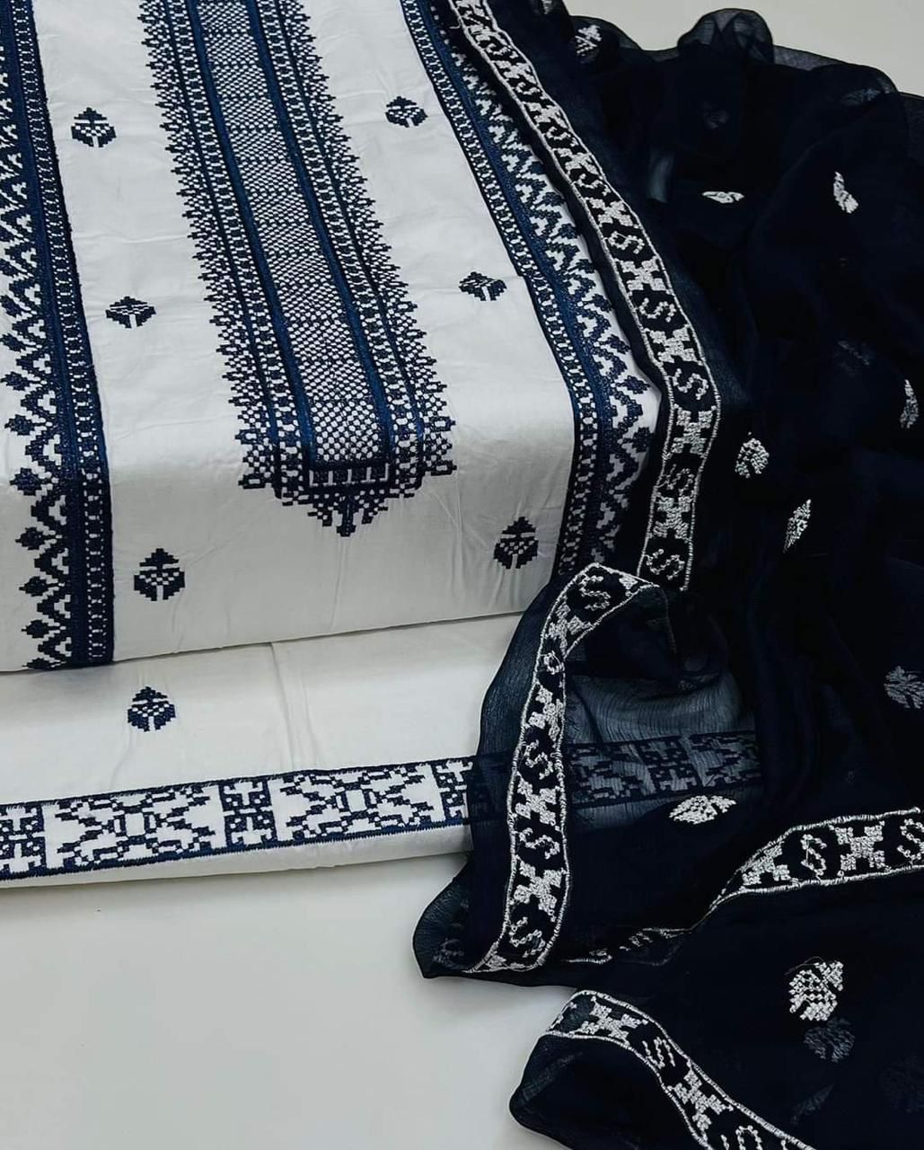 Pure Cotton Lawn CrossStitch Embroidery
