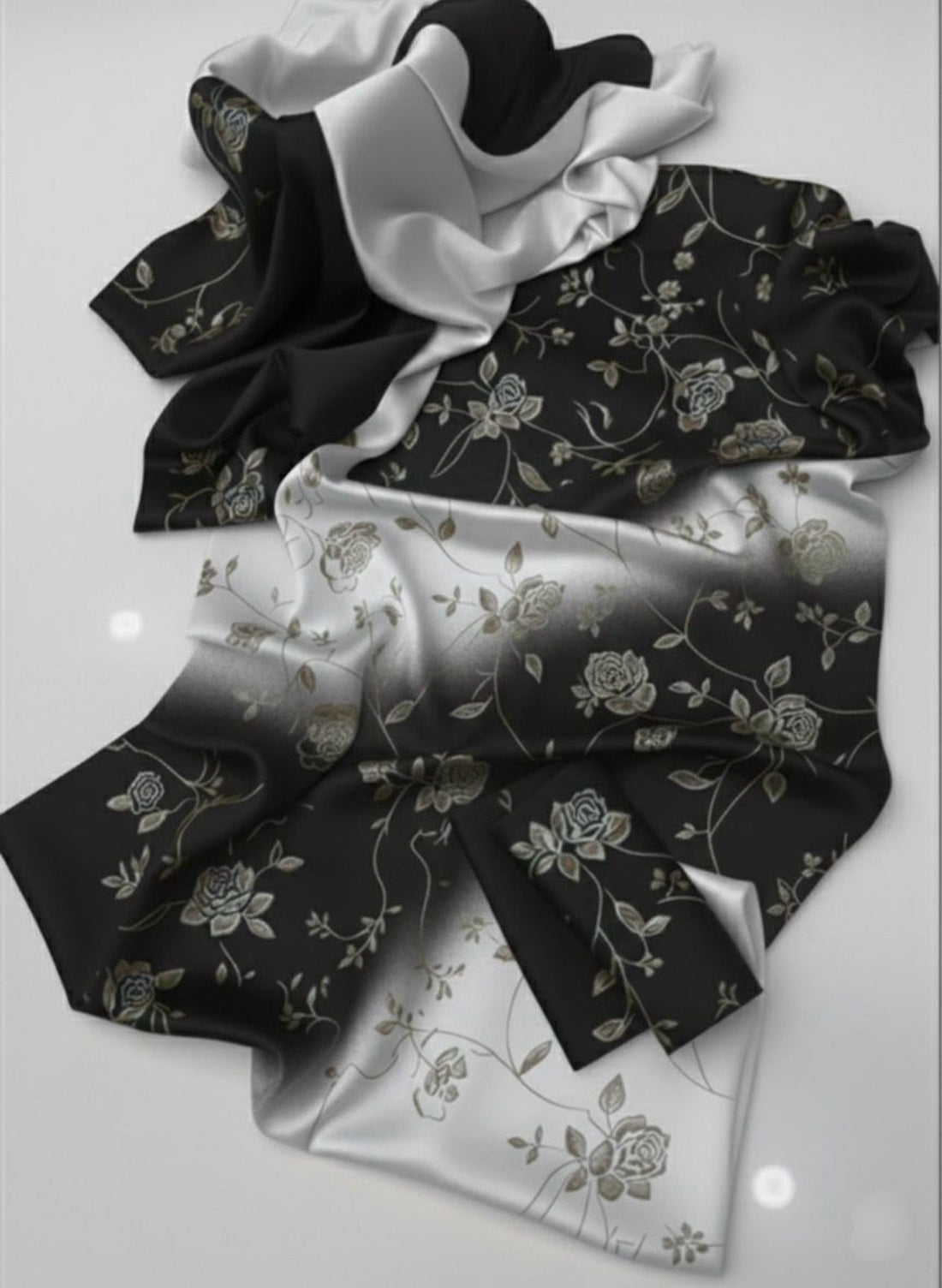 Printed Silk 3Pc Dress